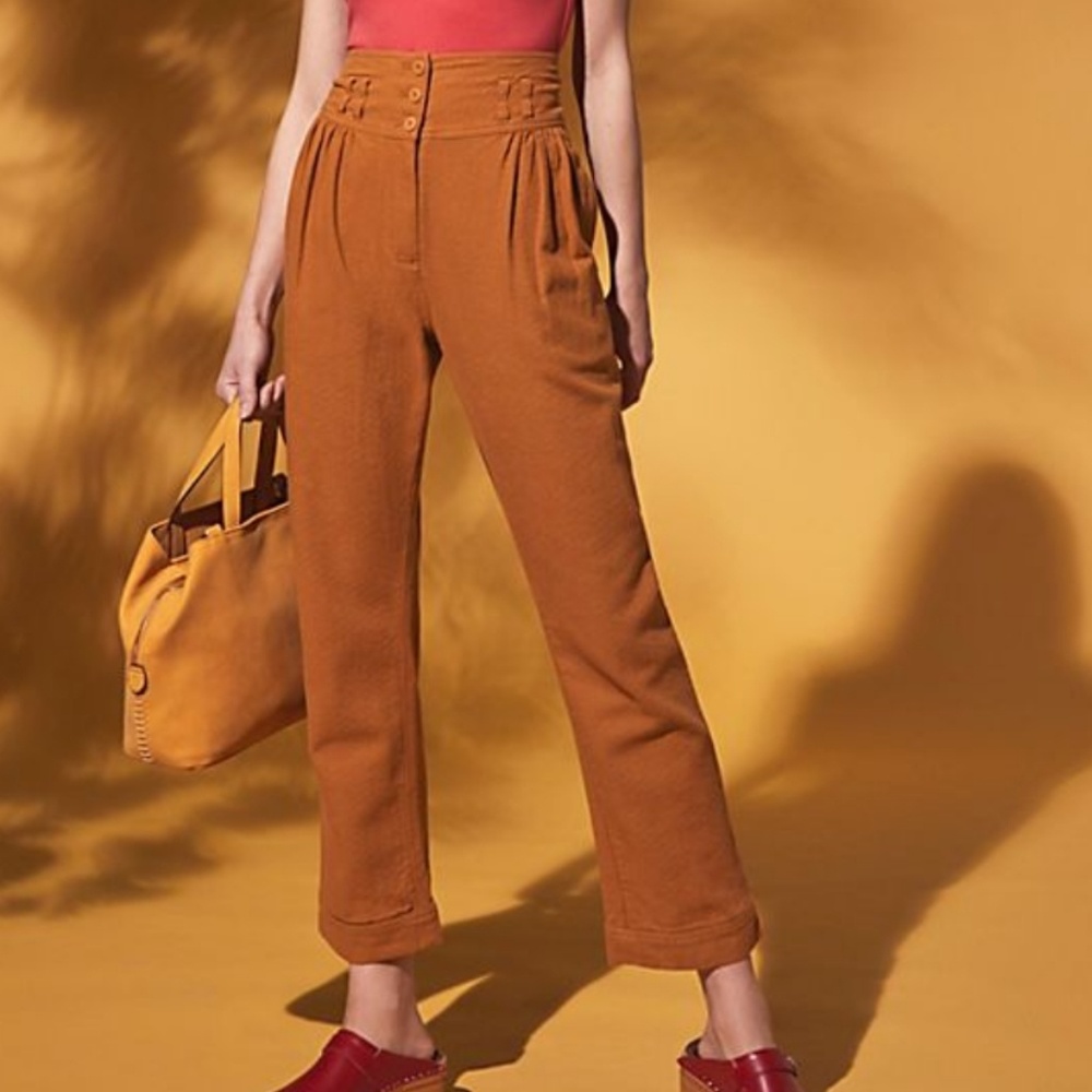 Free People | High waisted harem crop pant